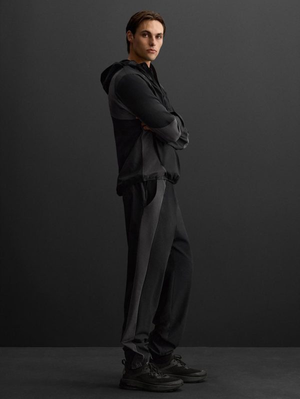 COLOUR BLOCK TECHNICAL TROUSERS