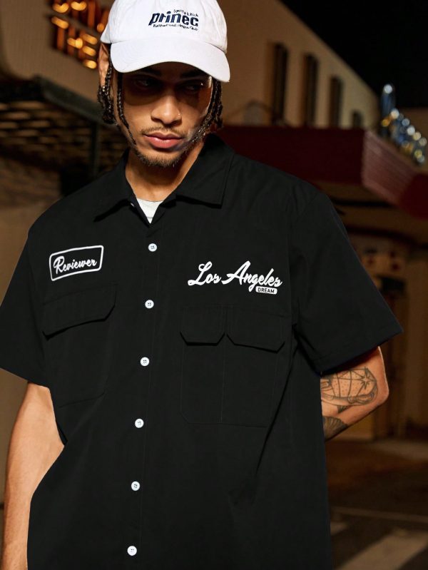 Los Angeles Micro-Relaxed Cuban-Collar Shirt - Image 4