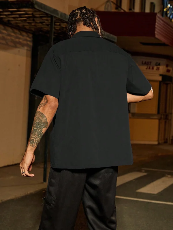 Los Angeles Micro-Relaxed Cuban-Collar Shirt - Image 5