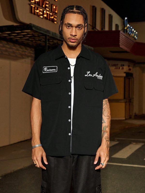 Los Angeles Micro-Relaxed Cuban-Collar Shirt - Image 3