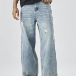 Vintage Distressed Relaxed Fit Jeans