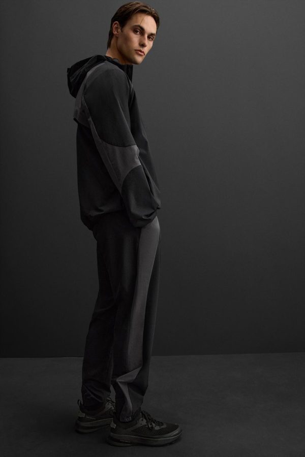 COLOUR BLOCK TECHNICAL TROUSERS - Image 2