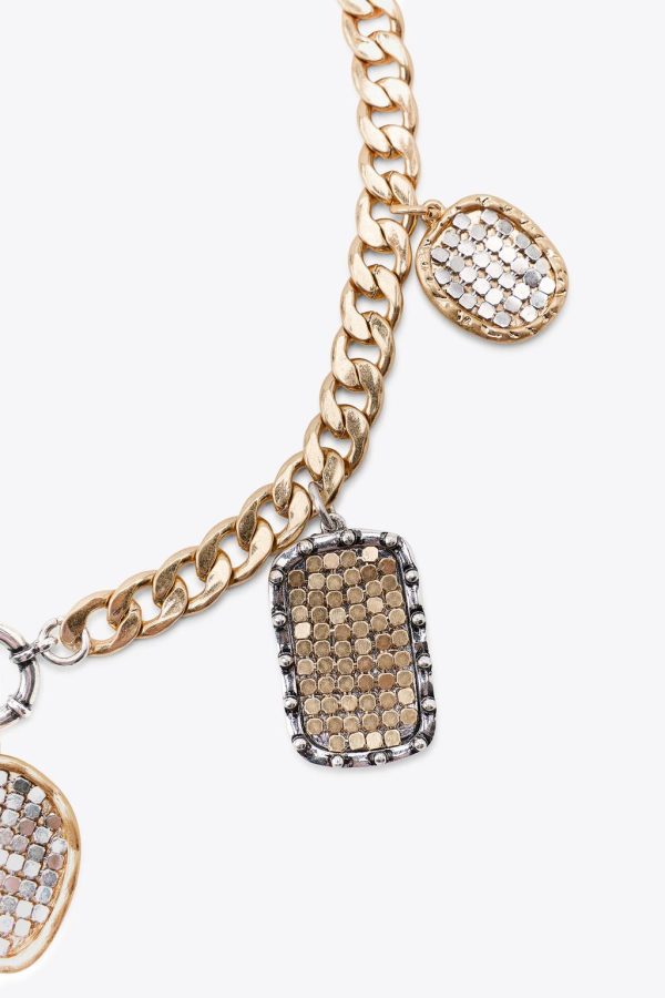 CONTRAST COIN NECKLACE - Image 3