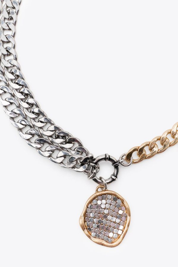 CONTRAST COIN NECKLACE - Image 2