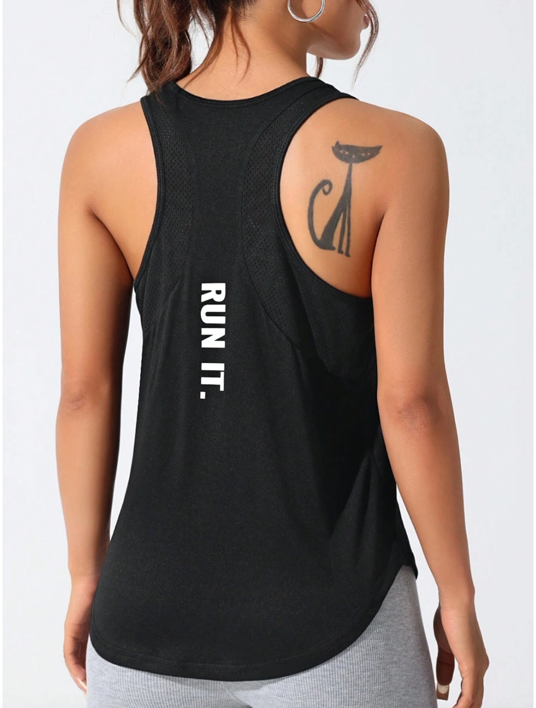 Run It Cat Tank Top