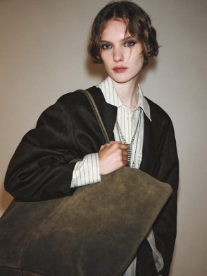 MAXI SUEDE TOTE BAG