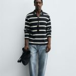 STRIPED JACQUARD POLO SHIRT