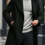 Urban Class Men's Wool Blend Overcoat