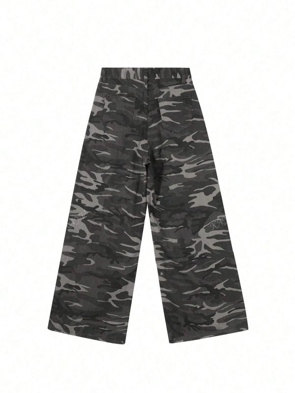 Urban Camo Wide-Leg Pants - Image 3