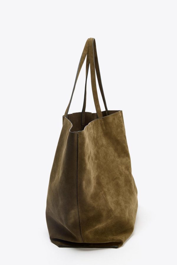 MAXI SUEDE TOTE BAG - Image 5