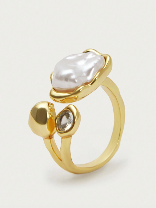Rhinestone Embellished Ring - Image 2