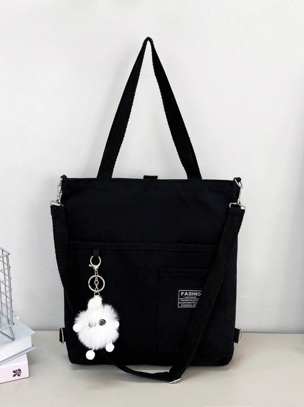 Minimalist Canvas Tote Bag - Image 3