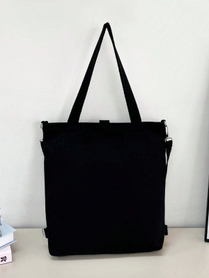 Minimalist Canvas Tote Bag