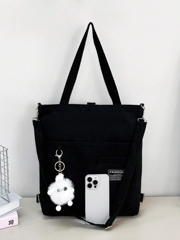 Minimalist Canvas Tote Bag - Image 4