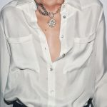 CONTRAST COIN NECKLACE