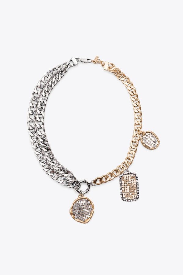CONTRAST COIN NECKLACE - Image 4